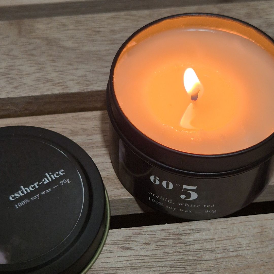 60°5 Orchid White Tea Scented Candle - 90g