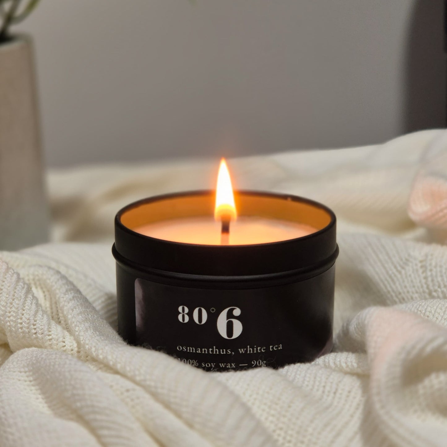 80°6 Osmanthus White Tea Scented Candle - 90g