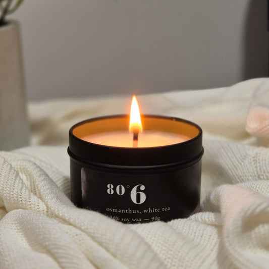 80°6 Osmanthus White Tea Scented Candle - 90g