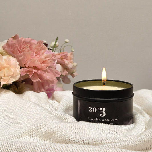 30°3 Lavender Sandalwood Scented Candle - 90g